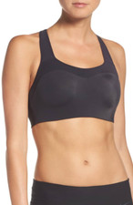Nike L4634 Women's Black Pro Alpha Racerback Sports Bra Size L