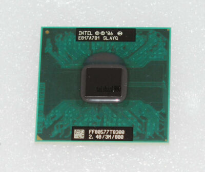 Intel Core 2 Duo T8300 SLAPA SLAYQ 2.4 GHZ 3MB 800MHZ Socket P Processor