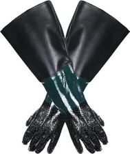 2pc Rubber Sandblast Cabinet Gloves Sand Blas...