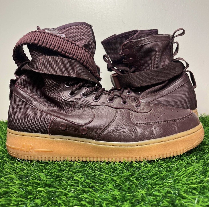 Nike SF Air Force 1 Deep Burgundy Gum 2017 Size 10 Sneakers Shoes