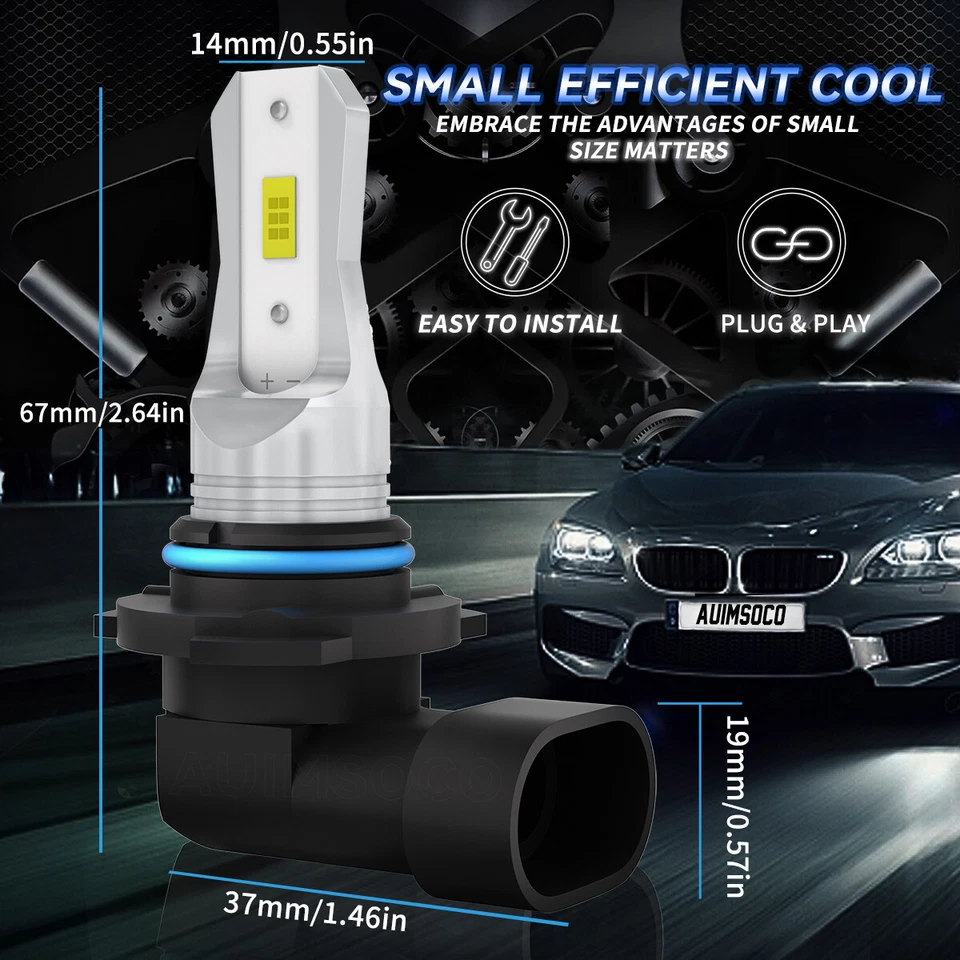 Kit combinado de 6 faros LED altos/bajos + bombillas antiniebla 6000 k para Ford Lobo 2015-2019 Foto 4 de 4