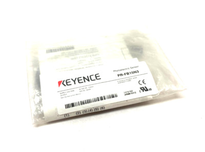 Keyence PR-FB15N3 Self-Contained Flat, Reflective Photoelectric Sensor
