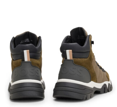 HUGO BOSS CHESTER HALB HIKING BOOTS SCARPONCINO STIVALI UOMO