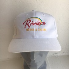 Riviera Hotel  Casino Las Vegas Vintage Hat Cap Snapback White Otto OOP