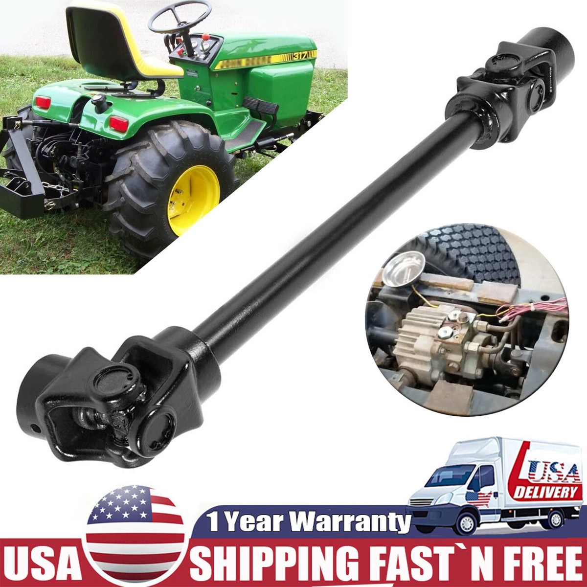 Drive Shaft for John Deere 317 Tractor Driveshaft