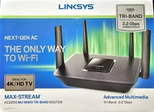Linksys EA8300 Max-Stream Wireless AC2200 MU-MIMO Tri-Band Wi-Fi Gigabit Router
