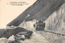 CPA 63 LE CHEMIN DE FER SUR LES FLANCS DU PUY DE DOME