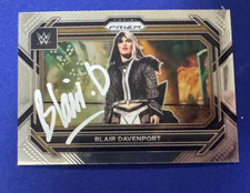 WWE BLAIR DAVENPORT  Signed 2023 WWE Panini Prizm Card