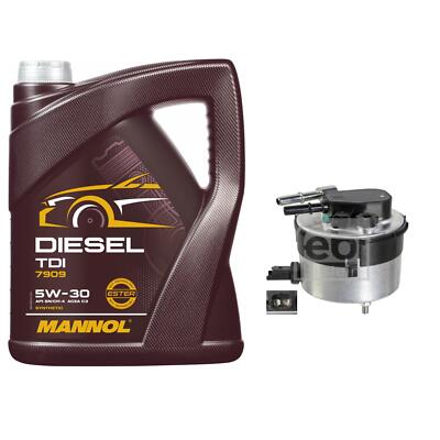 FEBI BILSTEIN Ölfilter 5L MANNOL Diesel TDI 5W-30 für Opel Mokka/Mokka X J13