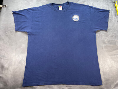 Vtg 2XL Shirt Center For Information Dominance CID Corry Station Pensacola Blue