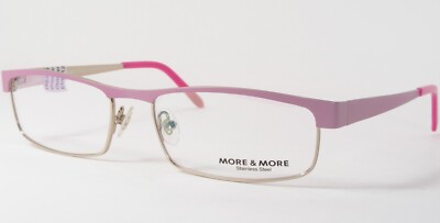 MORE & MORE 50409 910 Taffy Pink /Pale Gold UNIQUE EYEGLASSES GLASSES 54-16-140