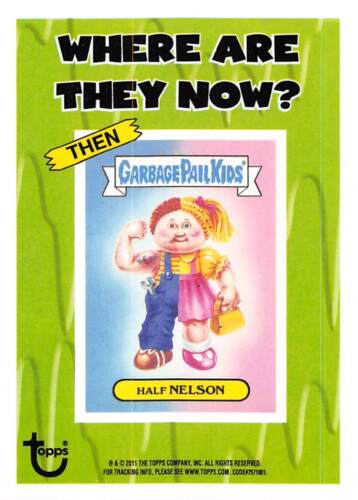 GARBAGE PAIL KIDS 2011 FLASHBACK SERIES 2 PICK-A-CARD YELLOW BASE STICKERS TOPPS - Picture 321 of 321
