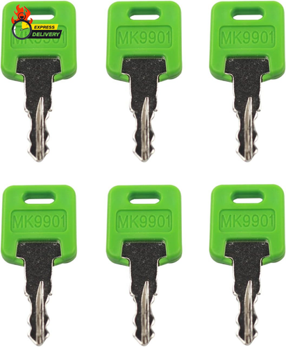 RV Key MK9901 6601 Compatible with Motorhome Master Green Key FIC Code 9901 6601 - Picture 3 of 12
