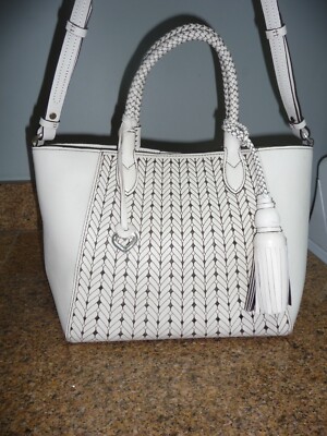 Brighton Andretta Tote - Ferrara Santorini Collection - White - EUC