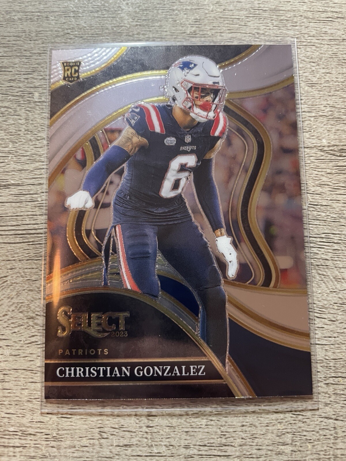 💥2023 Panini Select Christian Gonzalez Club Level Rookie RC #286 Patriots NFL
