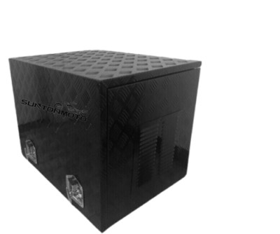 Aluminum Generator Tool Box 35'' (L) X 23''(W) X 23'' (H) - BLACK