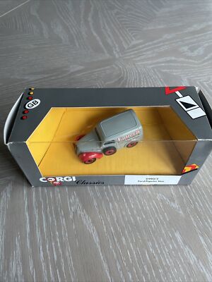 Corgi D980/2; Ford Popular Van; Fullers Radio und Fernsehen; top verpackt