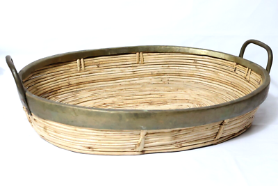 Designer Bambus Rattan Messing Mid Cetury Italien 70er Gabriella Crespy  Stil ? | eBay.de