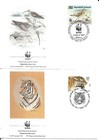 * SET OF  9  WORLD  WILDLIFE  FUND  WORLDWIDE  FIRST  DAY  COVERS  1990'S NICE * — photo 2
