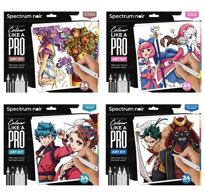 Spectrum Noir NEW 24 Pen Pack Crafter's Companion Free UK p&p