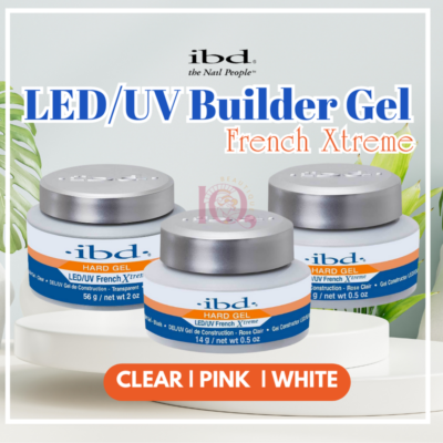 IBD Builder Gel French Xtreme 0.5 oz LED/UV NEW[Clear/White/Pink