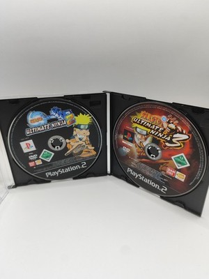 Naruto Ultimate Ninja 2 & 3 - Sony  Playstation 2 PS2 Spiel - Nur CD - Getestet 