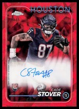 2024 Topps Chrome Sapphire #RA-CST Cade Stover Red Sapphire Auto #/5