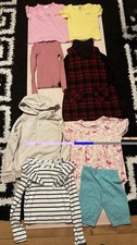 Girls 6-7 Years Old Clothing Bundle 9 Pieces Various Brands