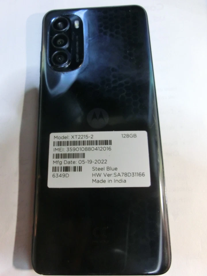 Motorola Moto G Stylus 5G (2022) XT2215-2 AT&T Only 128GB Steel Blue - Image 2 of 4