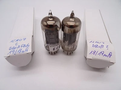 2x 12AU7 special black plate Röhren Tubes - Bild 1 von 4