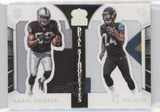 2015 Panini Crown Royale Dual Silhouettes Silver 4/10 Amari Cooper TJ Yeldon 2ng