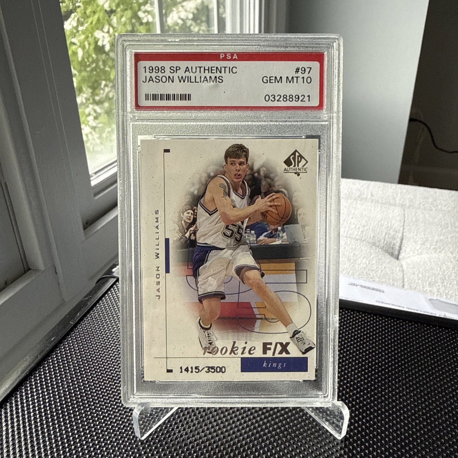 JASON WILLIAMS PSA 10 1998-99 SP AUTHENTIC #97 ROOKIE RC /3500 KINGS GEM MINT