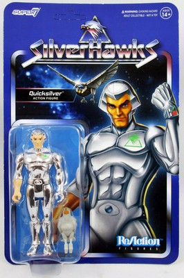 Silverhawks - Super7 ReAction Figuren - Quicksilver & Tally-Hawk