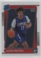 2021-22 Panini Donruss Optic Rated Rookie Jason Preston #160 0w77