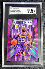 2019 SGC 9.5 MINT+ LEBRON JAMES FRANCHISE FEATURES HOLO PURPLE LASER /15 G6490