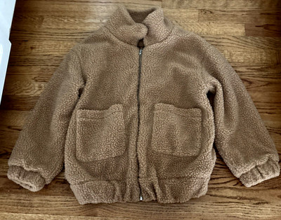 ZAFUL WOMANS SHERPA JACKETSIZE 4 FULL ZIPPER LINED 2 POCKETS IZZY 30