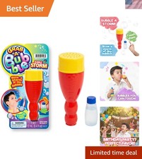 Mini Handheld Bubble Blower with Non-Toxic Solution - Touchable Fun for Kids