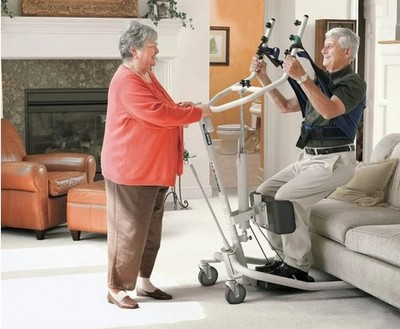 Invacare Sit-to-Stand Patient Lift - Hydraulic Stand Assist Lift Aid for Patient