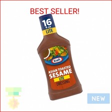 Kraft Reduced Fat Asian Toasted Sesame Dressing, 16 fl oz Bottle