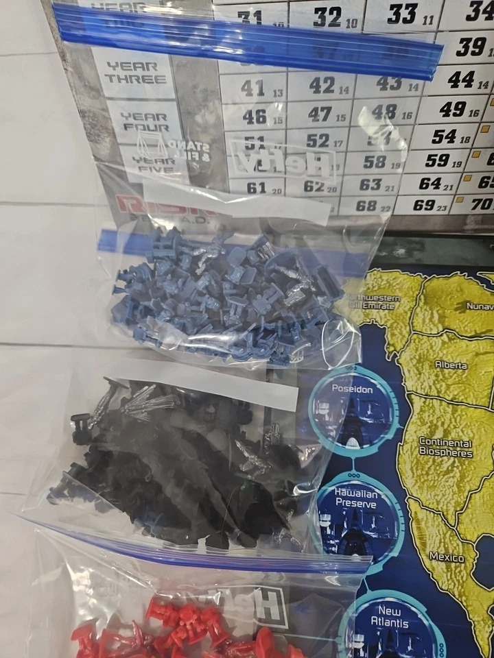 Risk 2210 AD Board Game 2007 - Avalon Hill Hasbro - Complete - Sci Fi Strategy - Image 3 of 4