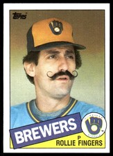 Rollie Fingers 1985 Topps #750 Brewers MLB READ FREE SHIPPING AutographDen