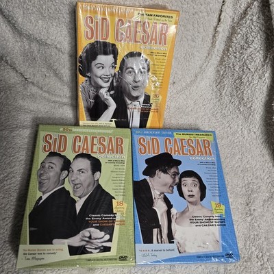 Vintage Sid Caesar Collection 50th Anniversary DVD Lot 3 Sealed Sets TV Classics