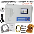 USA Stock ECG300G-VET Veterinary ECG Machine EKG Monitor Electrocardiograph