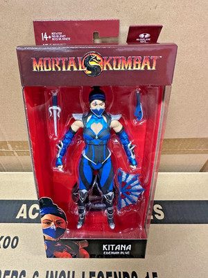McFarlane Toys Mortal Kombat 11 KITANA EDENIAN BLUE NEW NON-MINT PAINT APPS