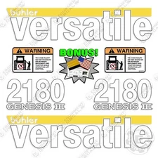 Buhler Versatile 2180 Genesis 3 Decal Kit Tractor - 7YR 3M OUTDOOR VINYL! +BONUS
