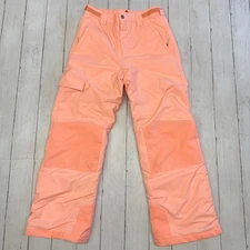 Columbia Omni heat bugaboo Youth insulated snow pants size Large 14/16 Coral