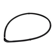 Phiten Rakuwa Magnetic Titanium Necklace S-  Black X Black 45Cm Shoulder And 