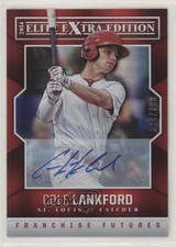 2014 Elite Extra Edition Franchise Futures Signatures Cole Lankford Auto 06z2