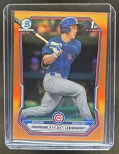 2026 Bowman Kade Snell Chrome Orange Refractor 1st Prospect #/25 Cubs