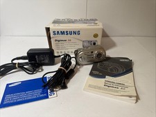 Samsung Digital Cameta Digimax A6 6MP With 3X Optical Zoom TESTED Works Charger